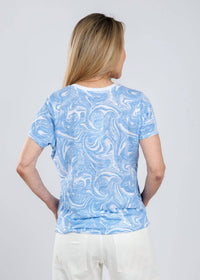Goldie - Marbled Boy Tee - beige - clothing - cotton - blend