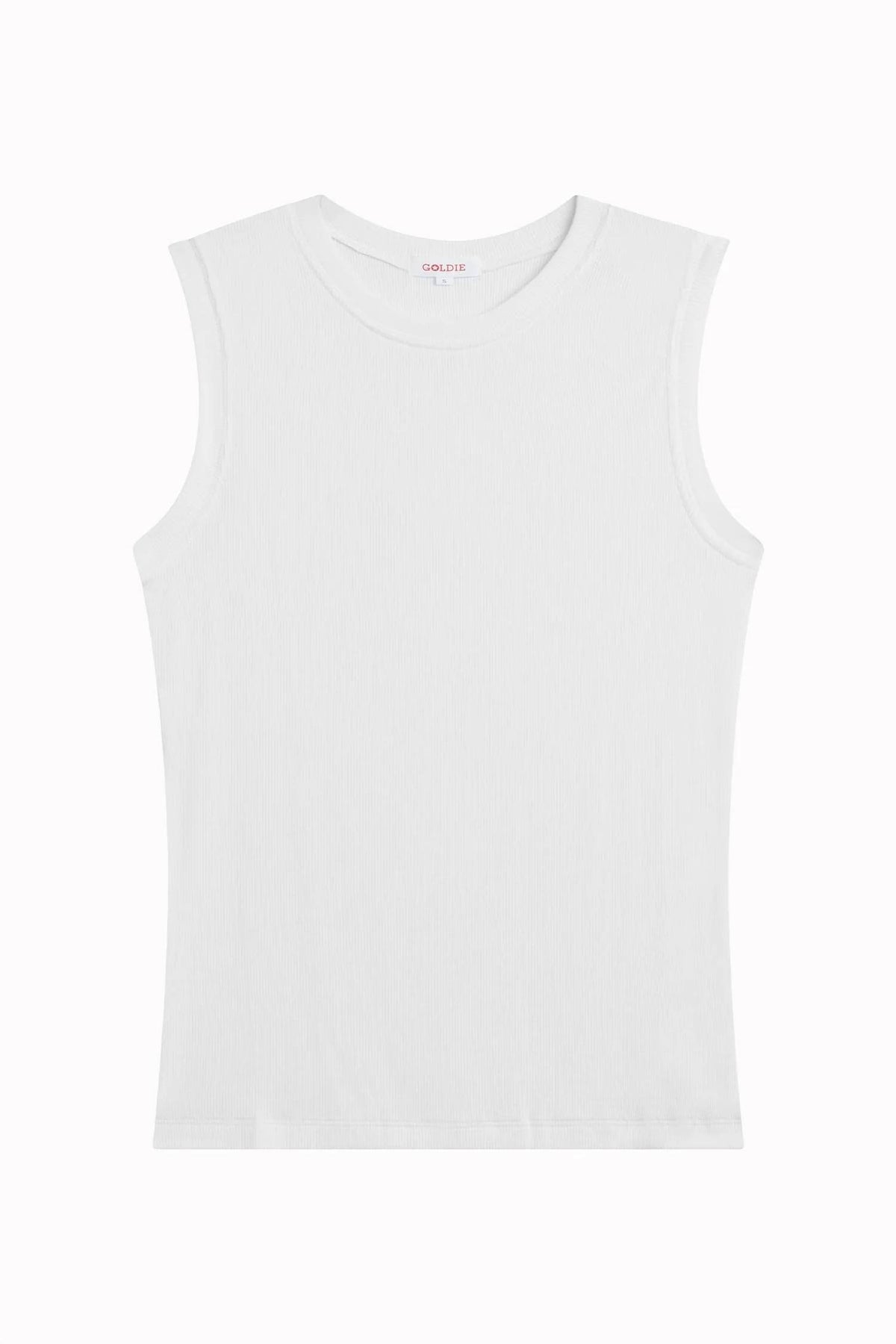 Goldie - Rib Sleeveless Shell Tee
