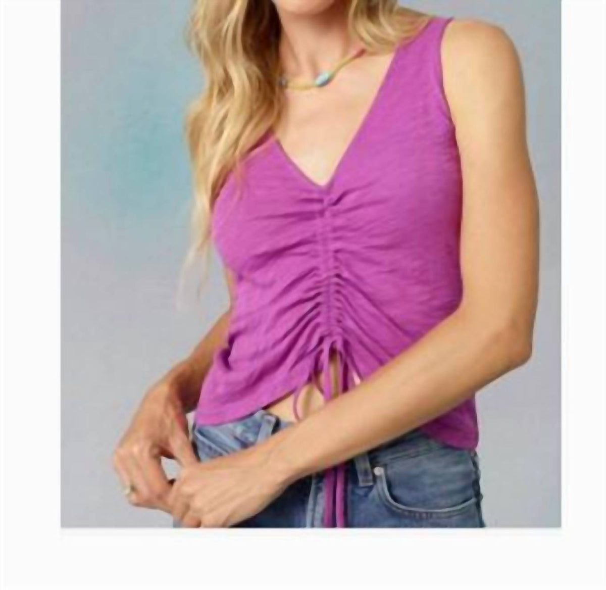Goldie - RUCHED SUMMER TOP