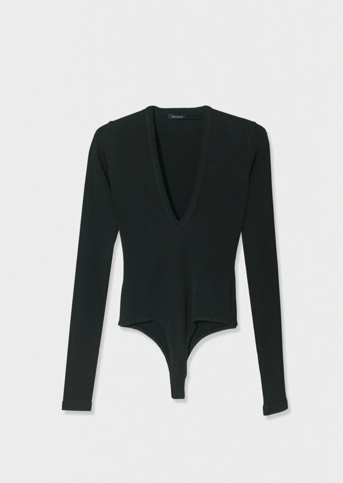 Goldsign - Rib Deep V Front Bodysuit