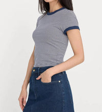 Good American - BABY RINGER TEE