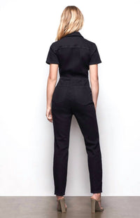 Good American - Denim Front Zip Jumpsuit