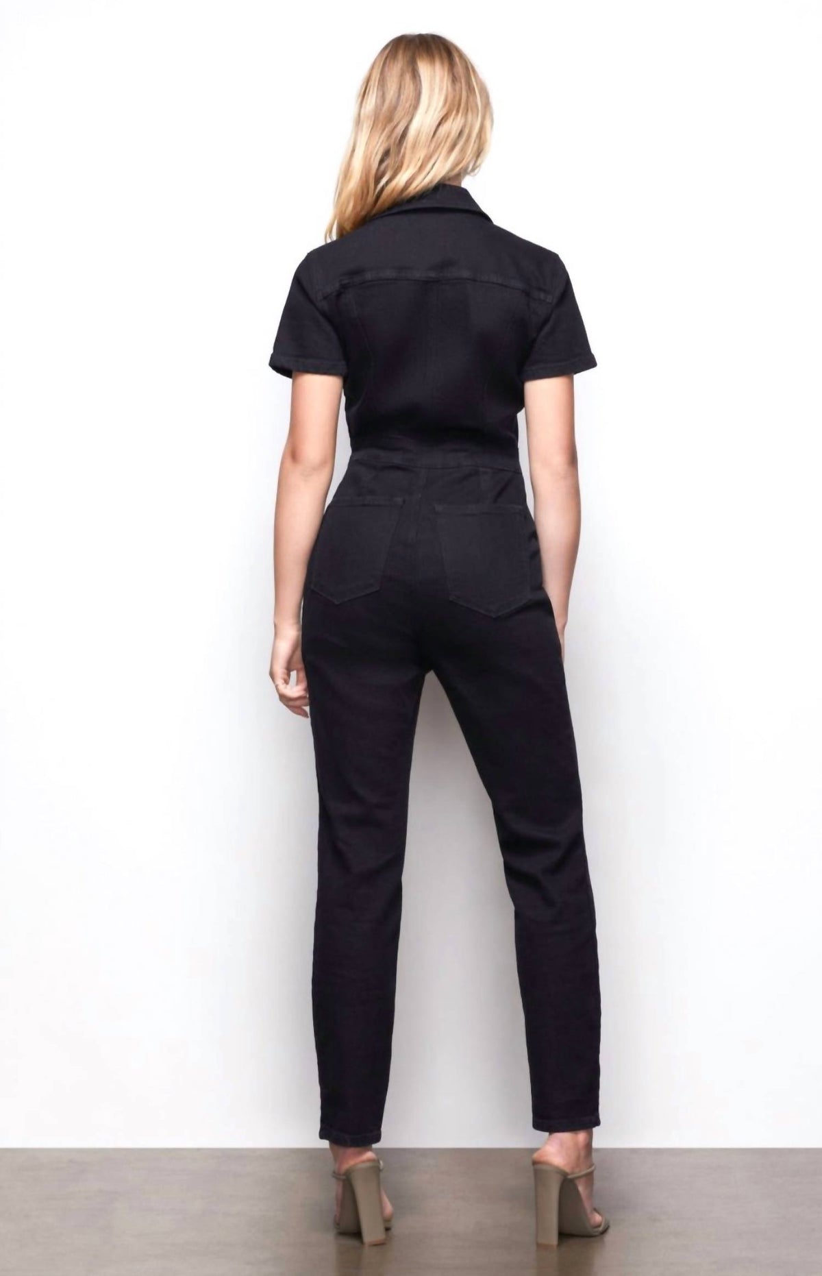 Good American - Denim Front Zip Jumpsuit