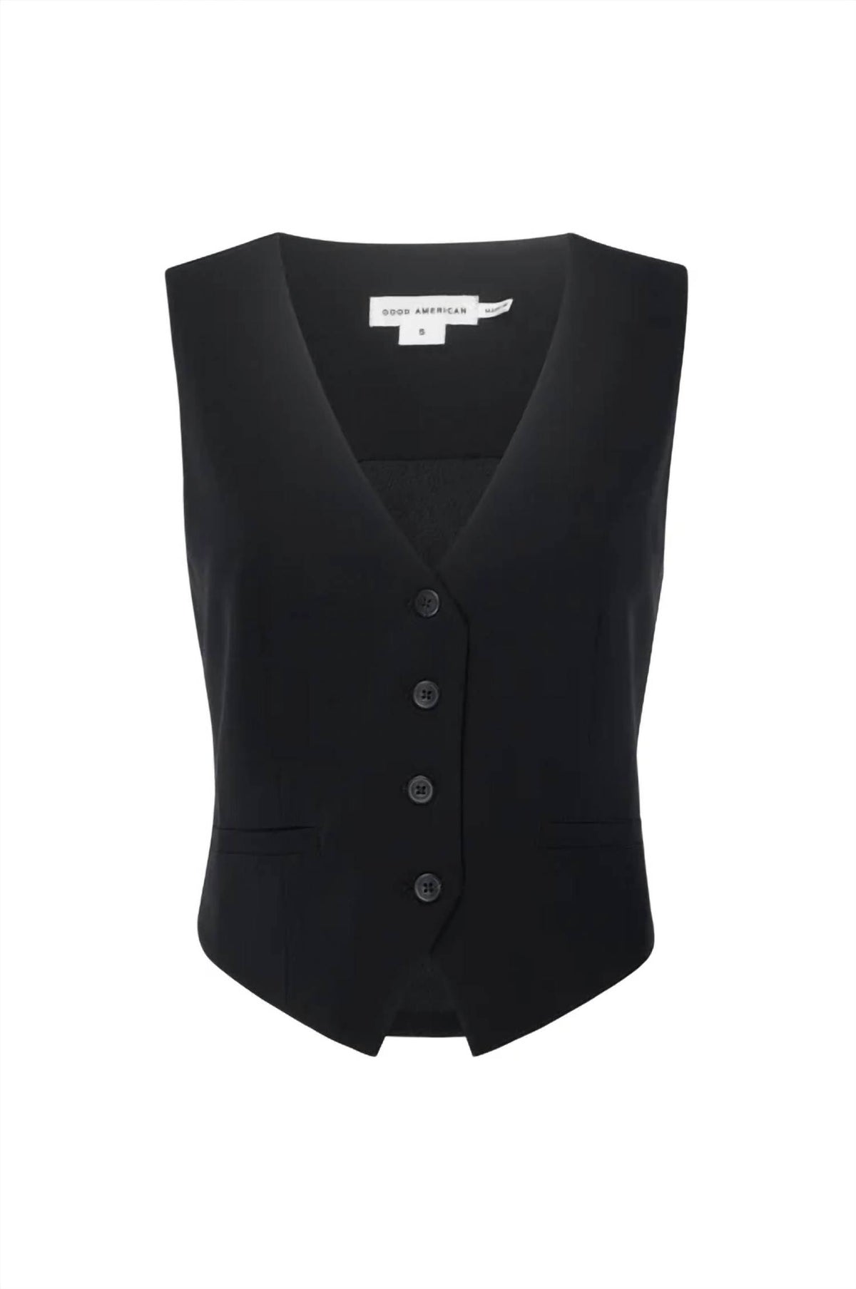 Good American - Faux Front Pocket Suiting Vest