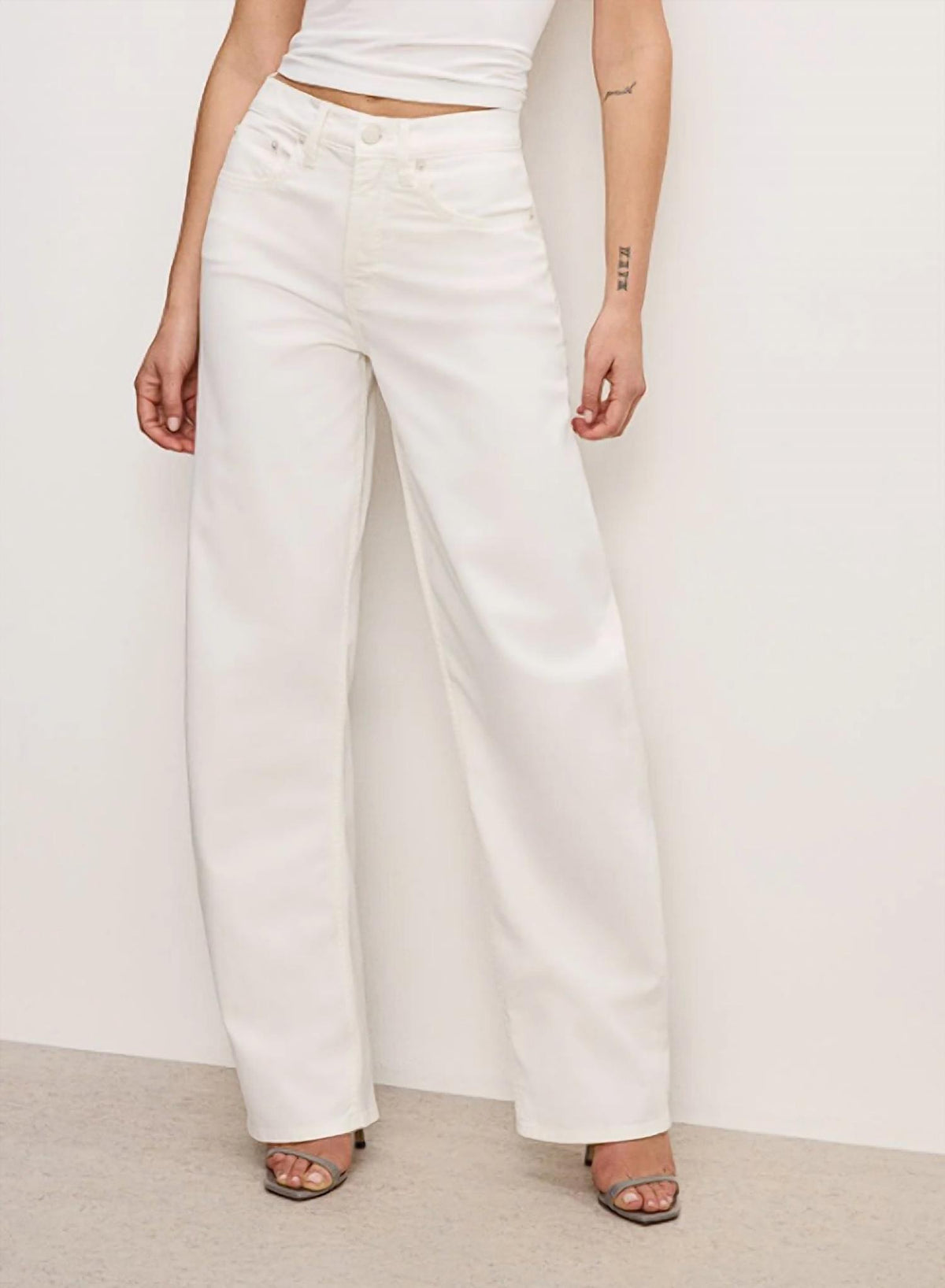 Good American - Good Barrel Twill Pants