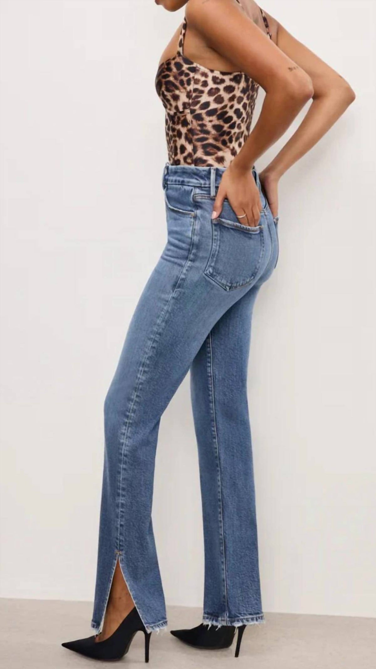 Good American - GOOD BOY STRAIGHT JEANS