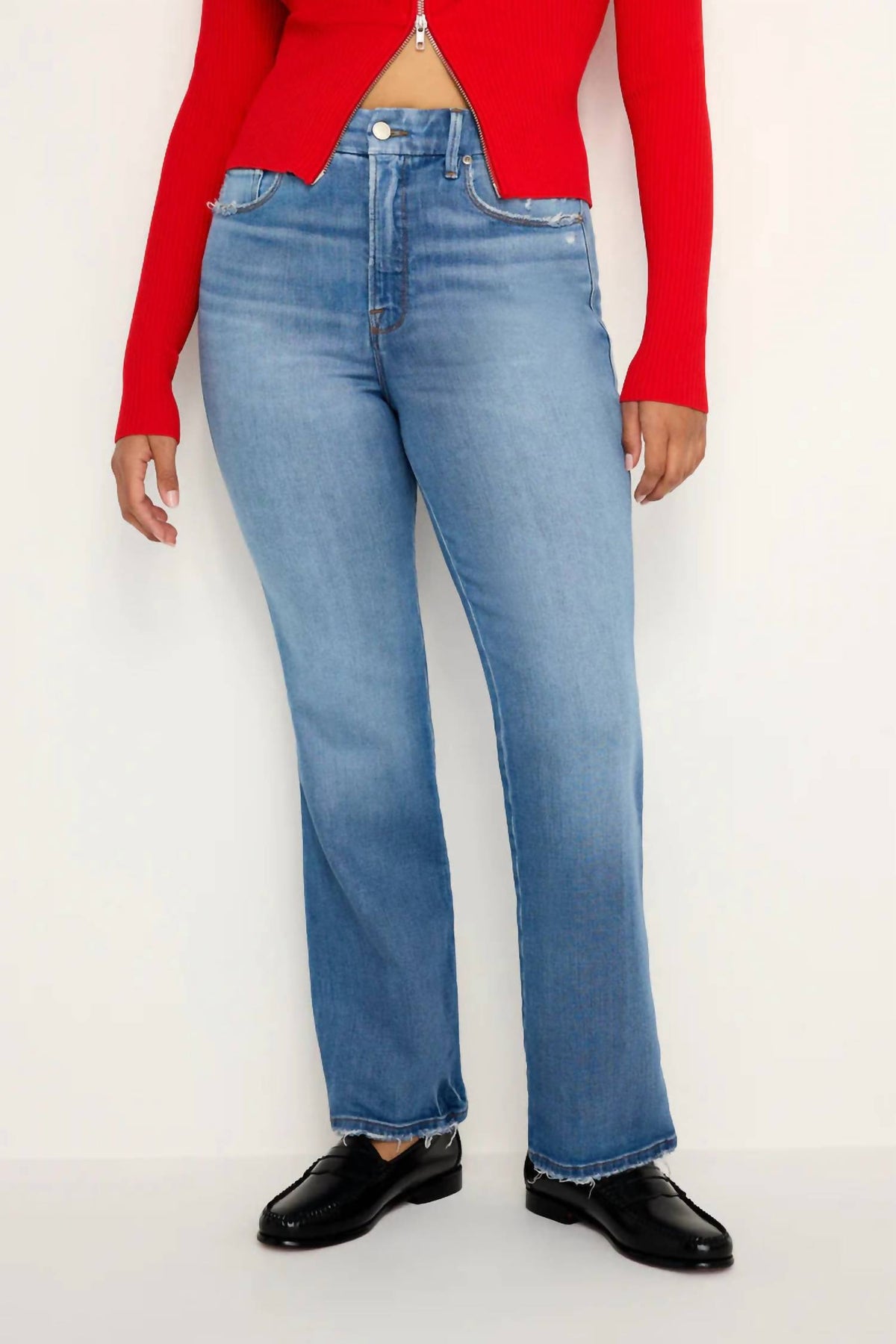 Good American - Good Curve Straight Jeans