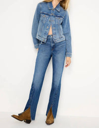 Good American - Good Icon Twisted Slit Jeans