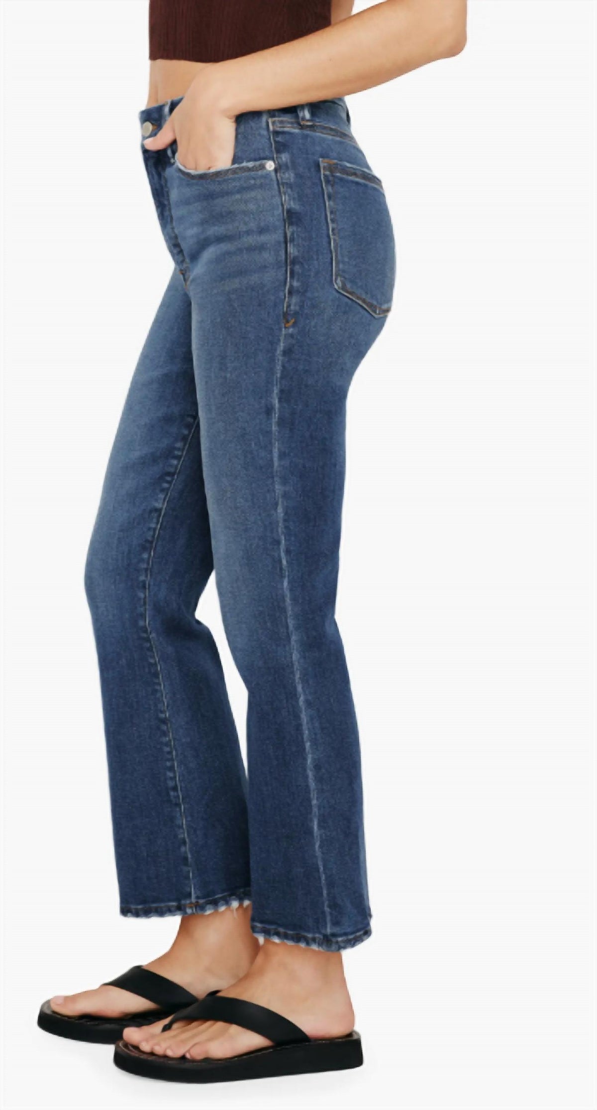Good American - Good Legs Crop Mini Boot
