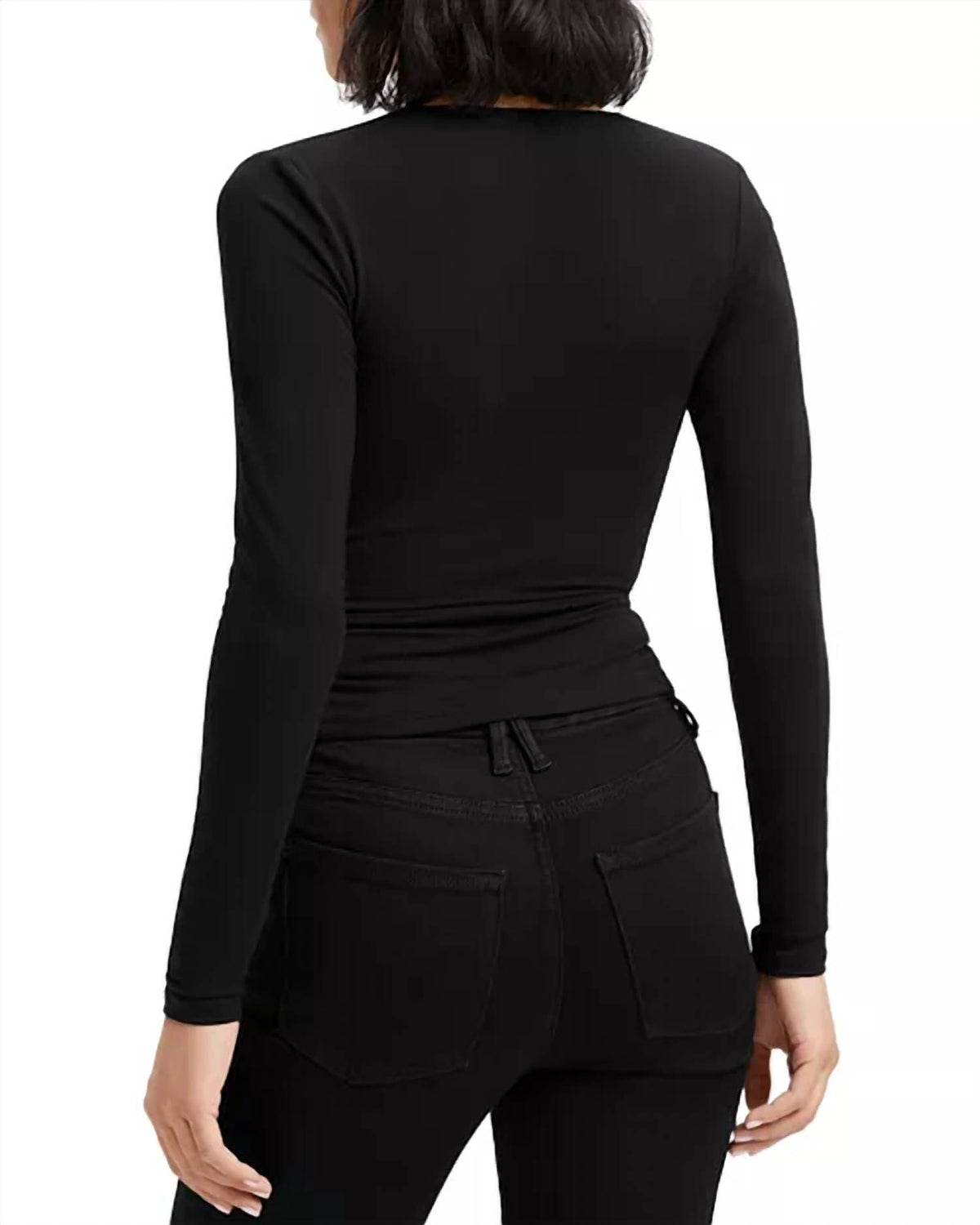 Good American - Good Touch Wrap Top