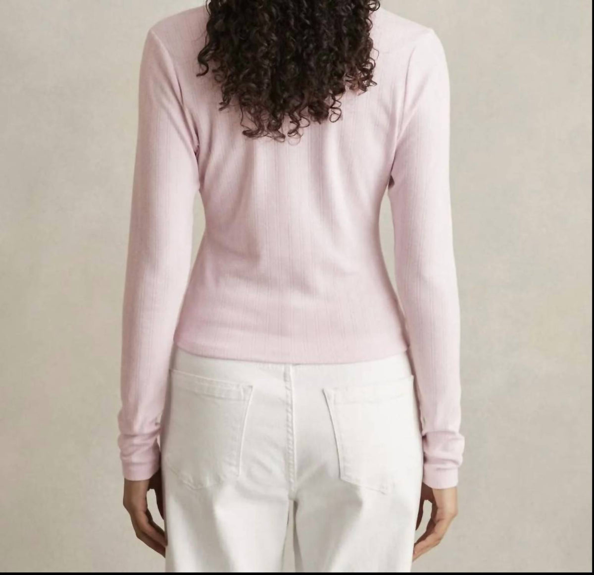 Good American - Pointelle Cardigan