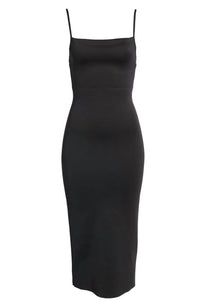 Good American - Scuba Spaghetti midi Dress