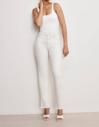 Good American - Soft Tech Good Icon Straight Jeans