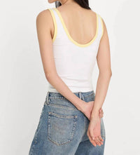 Good American - Super Stretch Ringer Tank Top