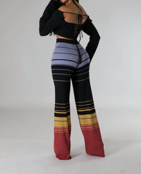 Good Time Usa - Fine Lines Pants Set