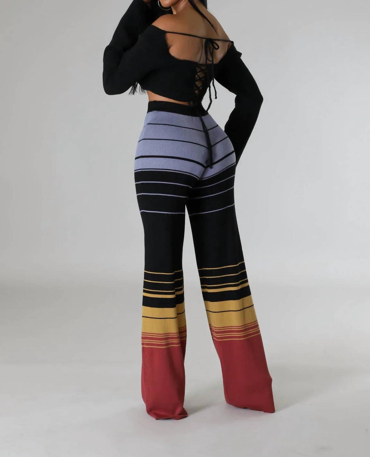 Good Time Usa - Fine Lines Pants Set