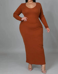 Good Time Usa - Irreplaceable Cutout Back Midi Dress - Plus