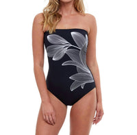 Gottex - Bandeau One Piece Swimsuit - bikinis - black - clothing