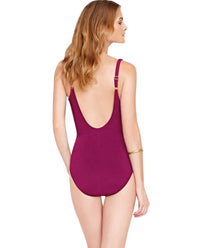 Gottex - Jezebel Surplice One Piece Swimsuit - bikinis - clothing - polyamide