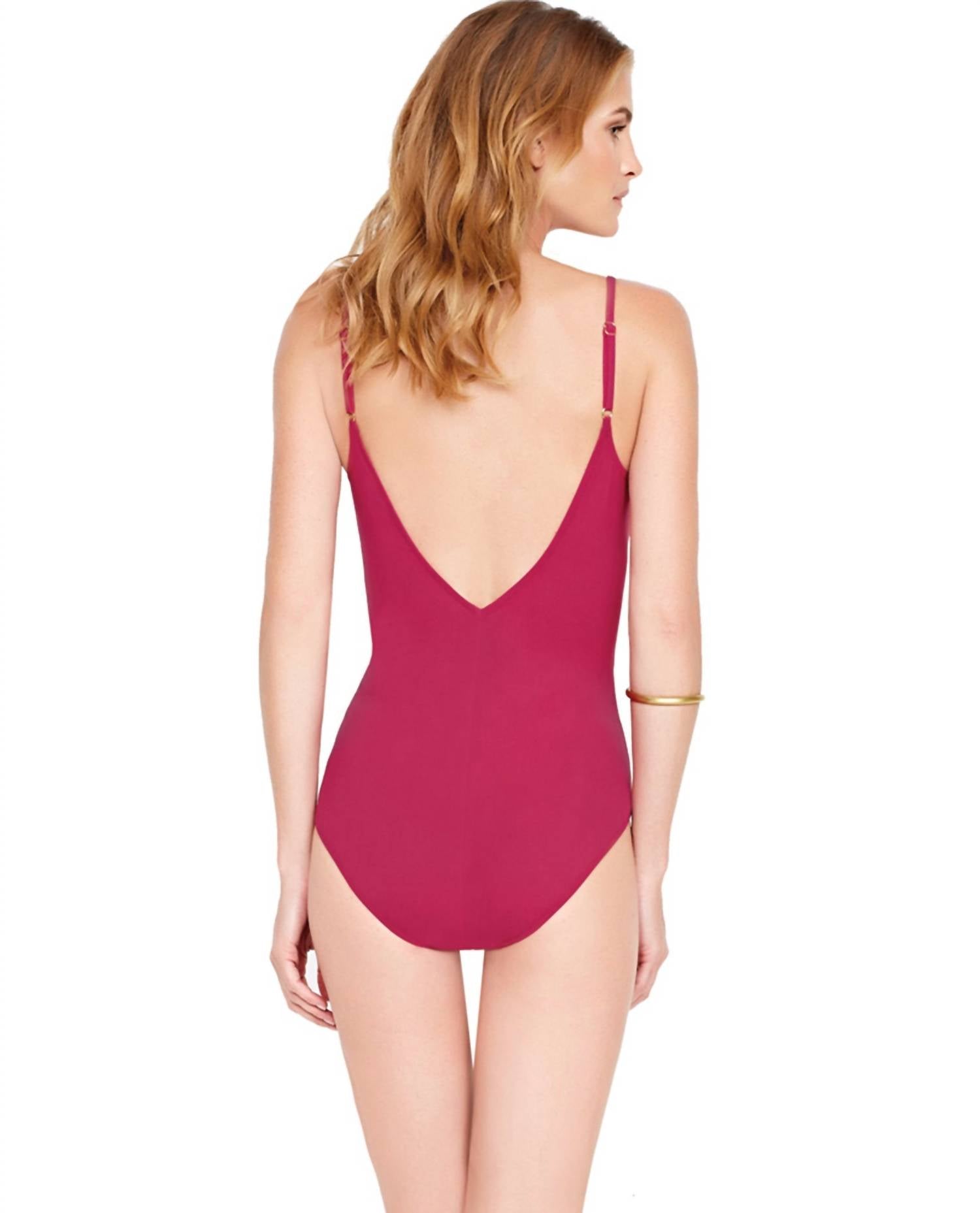 Gottex - Surplice One Piece Swimsuit - bikinis - clothing - polyamide