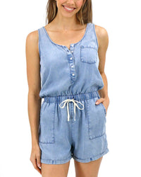 Grace And Lace - Lyocell Chambray Romper