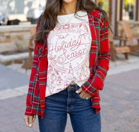 Grace And Lace - Women's Christmas Slub Graphic - clothing - cotton - graphic