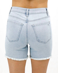 Grace And Lace - Women's Mel's Favorite Shorts - blue - clothing - cotton - blend