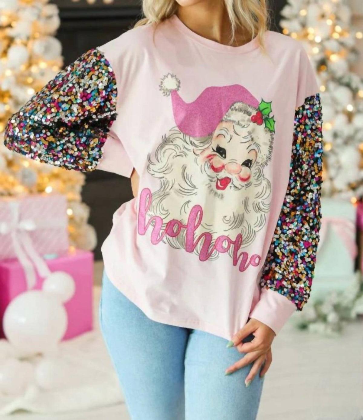 Grace + Emma - Ho Ho Sweatshirt