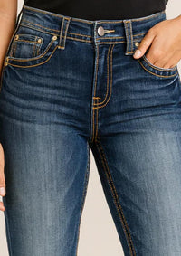 Grace In La - Mid-rise Bootcut Jean