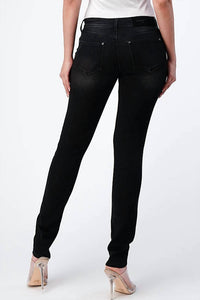 Grace In La - Mid-rise Denim Skinny Jean