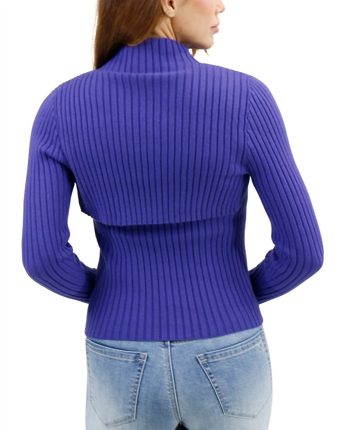 Grace & Lace - 2-Piece Ribbed Shrug Sweater