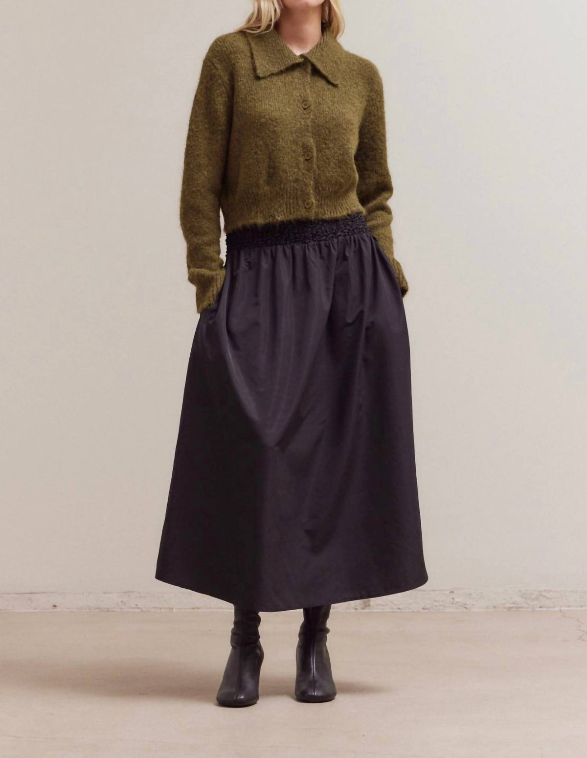Grade & Gather - Collared Neck Cardigan