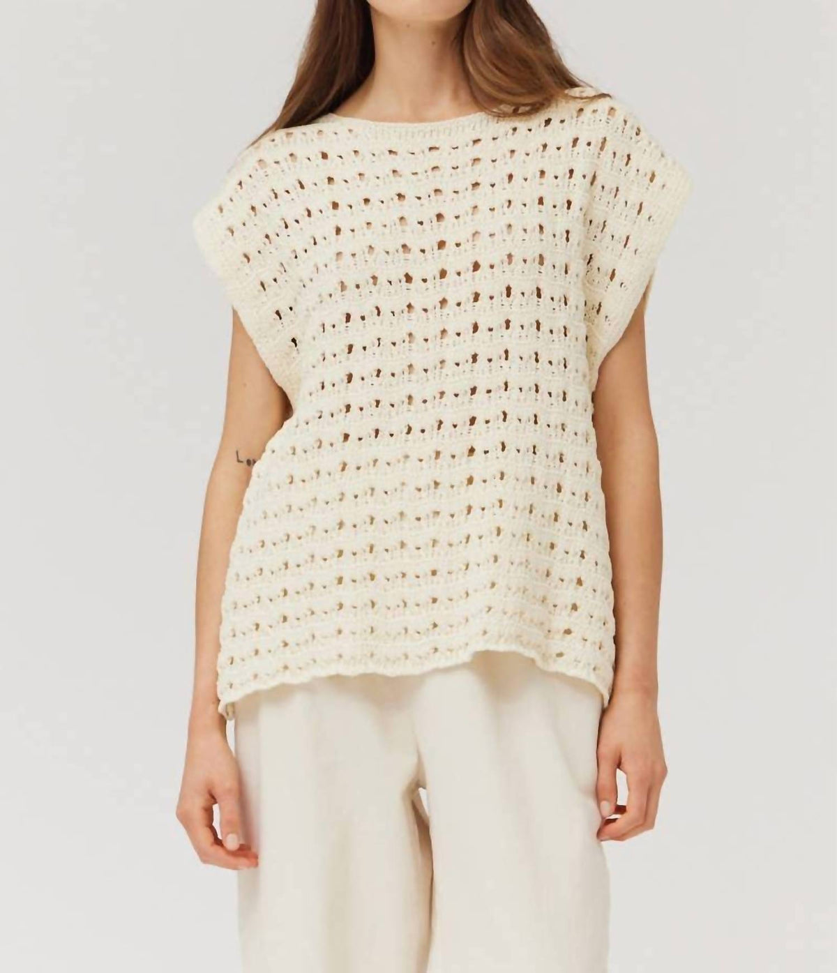 Grade & Gather - Cotton Crochet Top