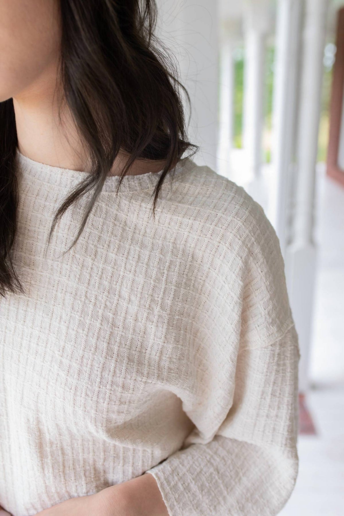 Grade & Gather - Effortless Crew Neck Top