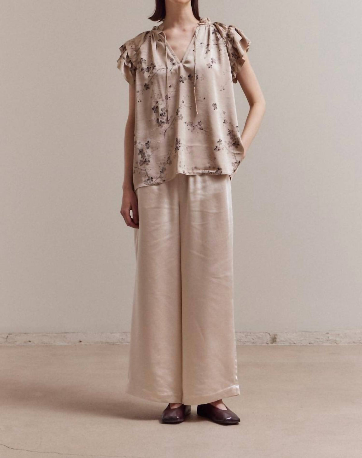 Grade & Gather - Perry Ruffle Sleeve Blouse