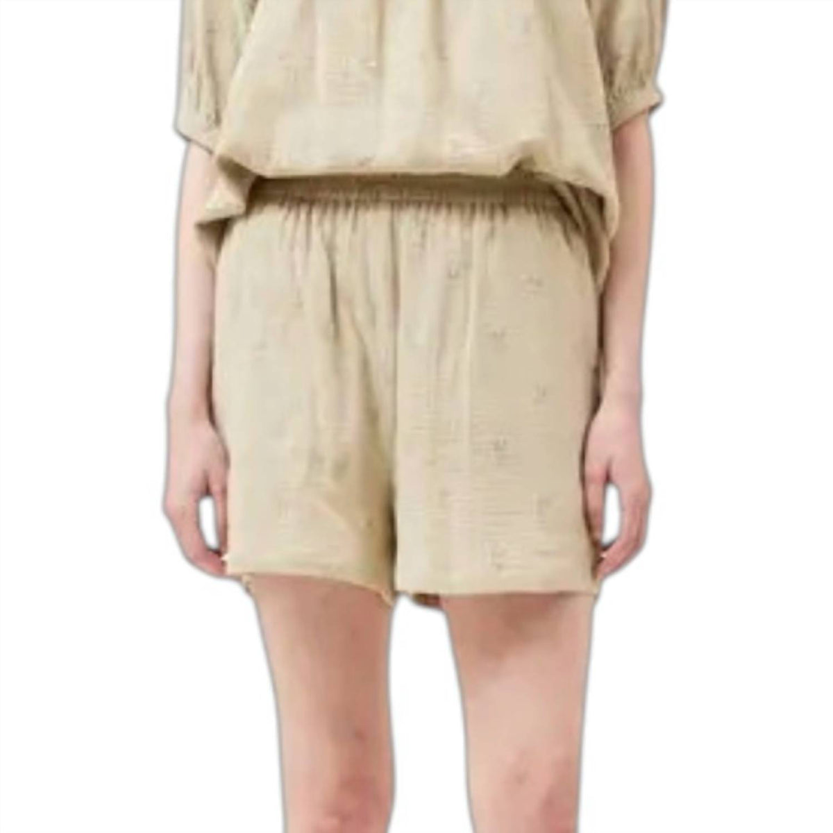 Grade & Gather - Printed Gauze Shorts
