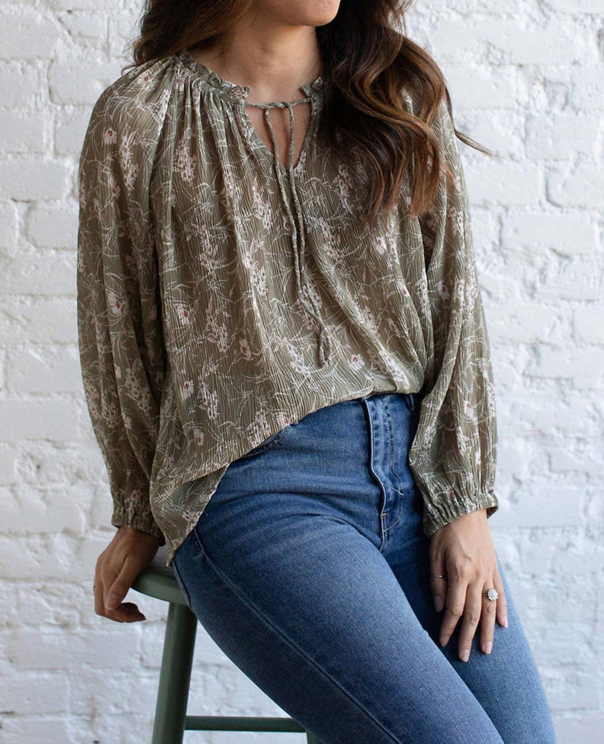 Grade & Gather - Printed Gauze Top