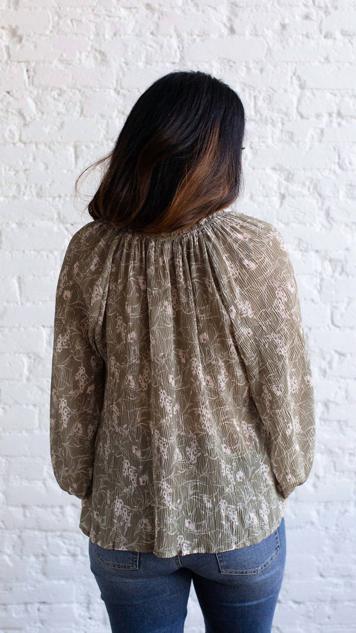 Grade & Gather - Printed Gauze Top
