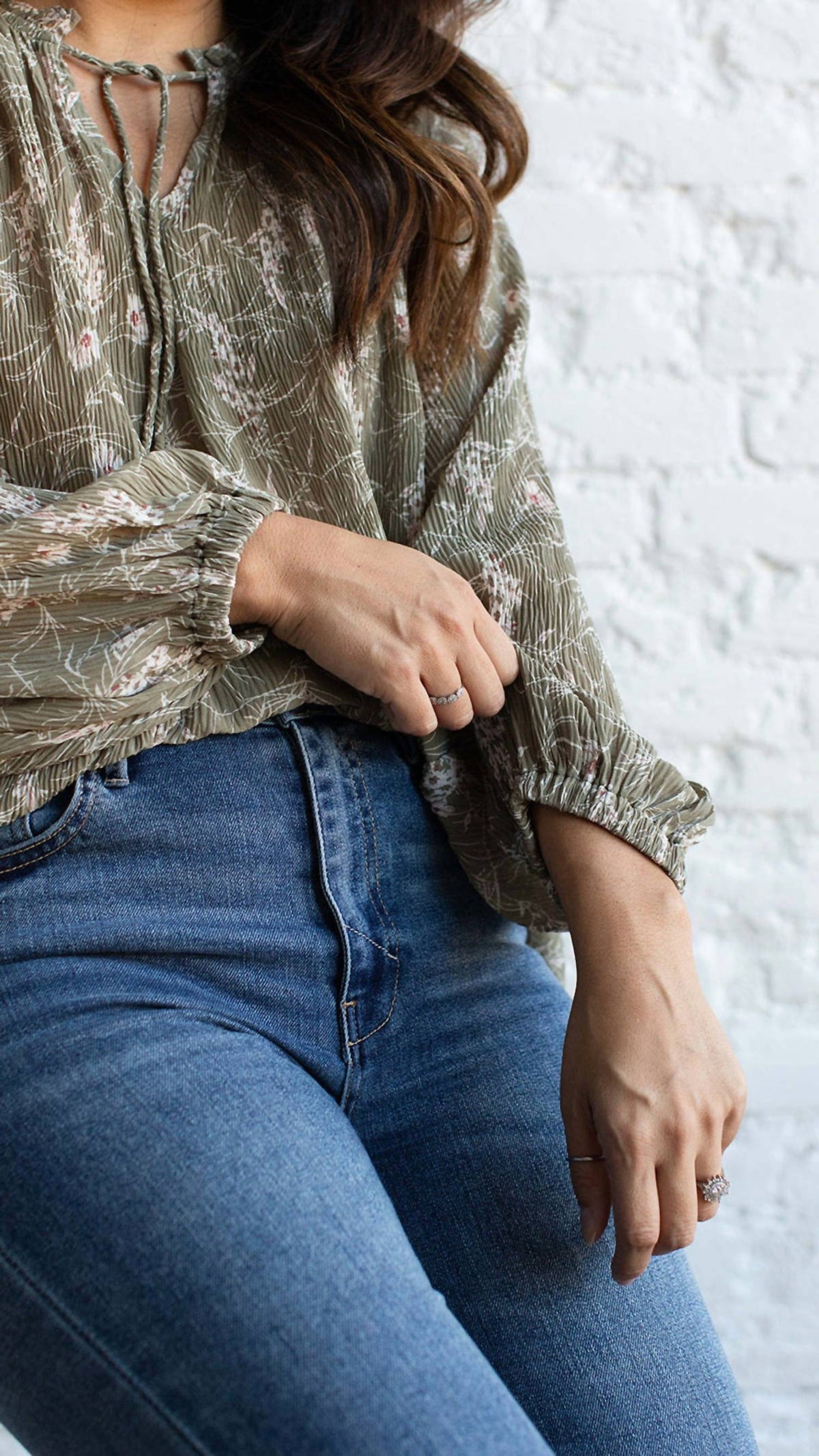 Grade & Gather - Printed Gauze Top