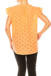 Grand & Greene - Floral Eyelet Cap Sleeve Top - blouses - clothing - cotton