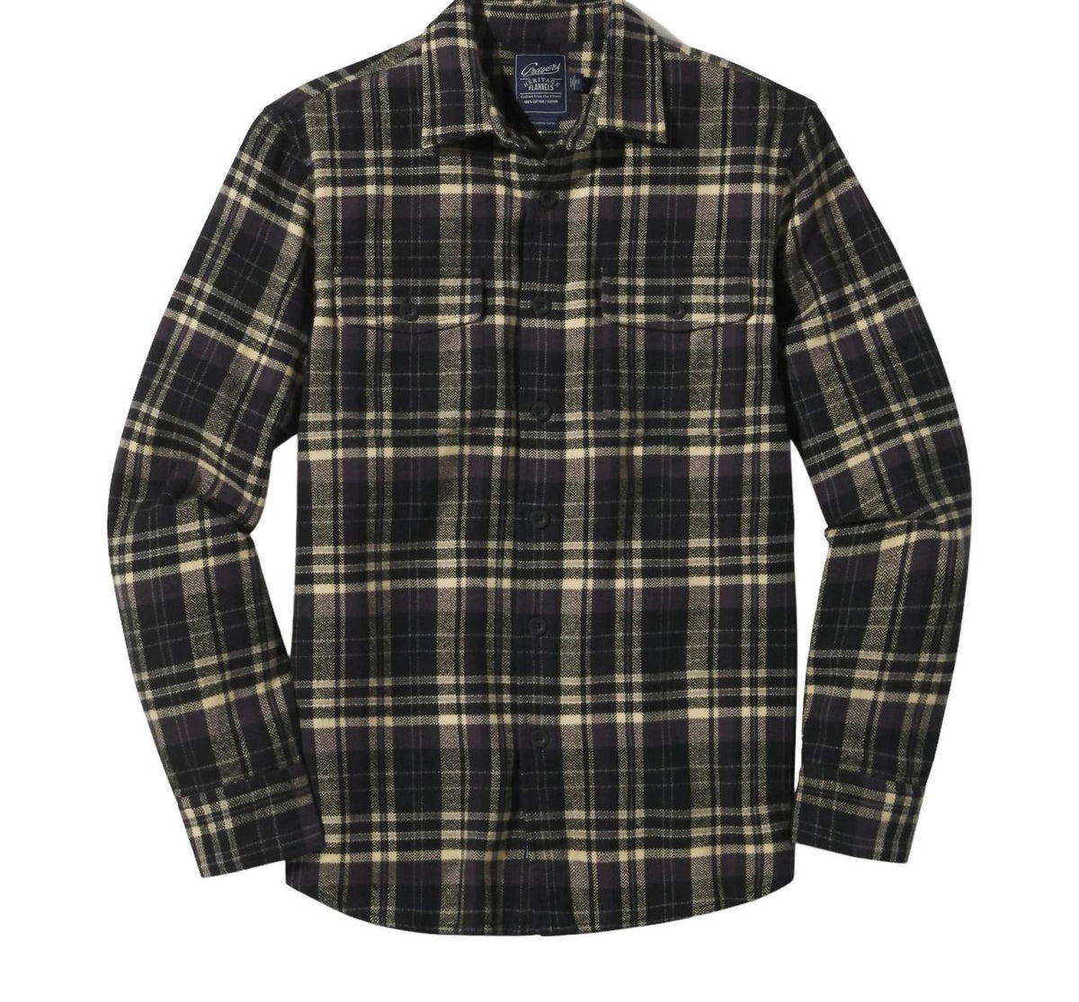 Grayers - Herringbone Heritage Flannel Plaid Shirt