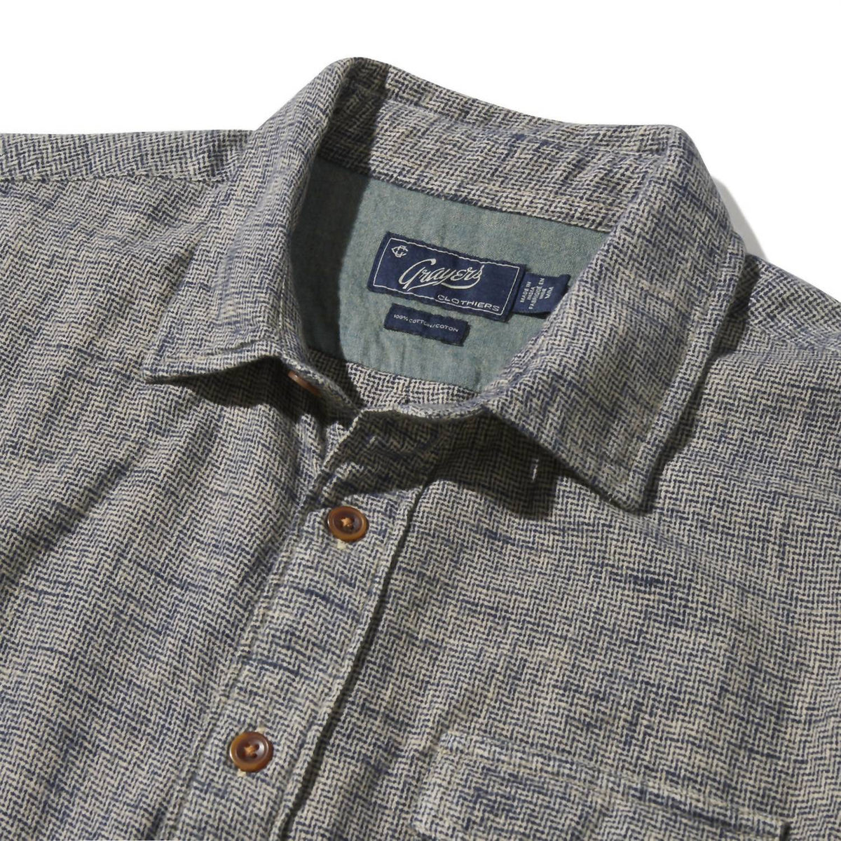 Grayers - Linear Slub Twill Shirt