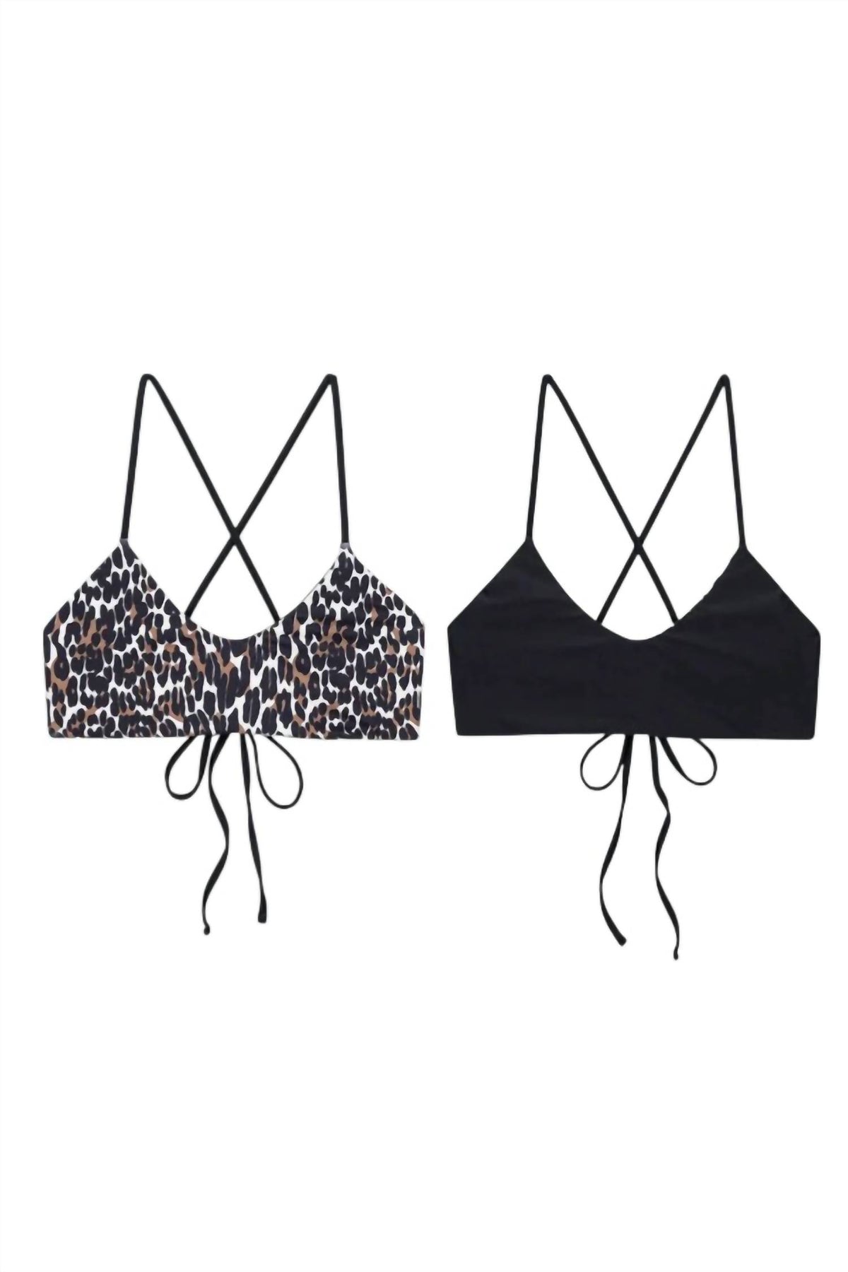 The Great. - Animal Reversible Bralette