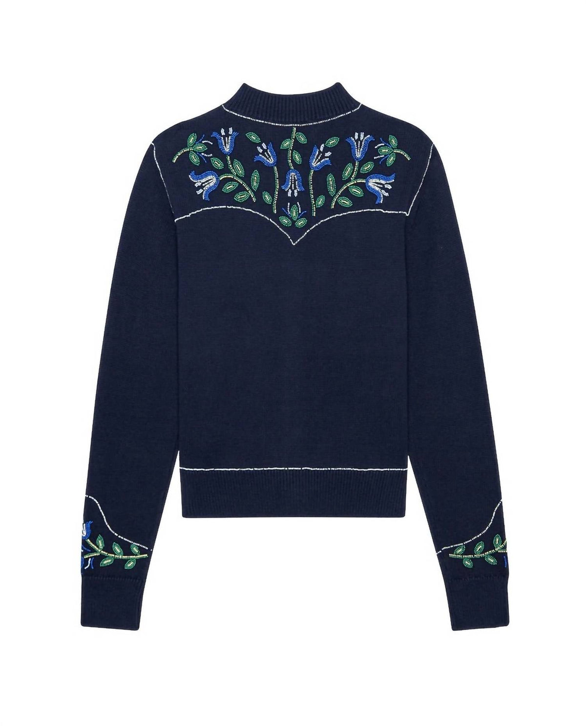 The Great. - Western Beaded Cardigan