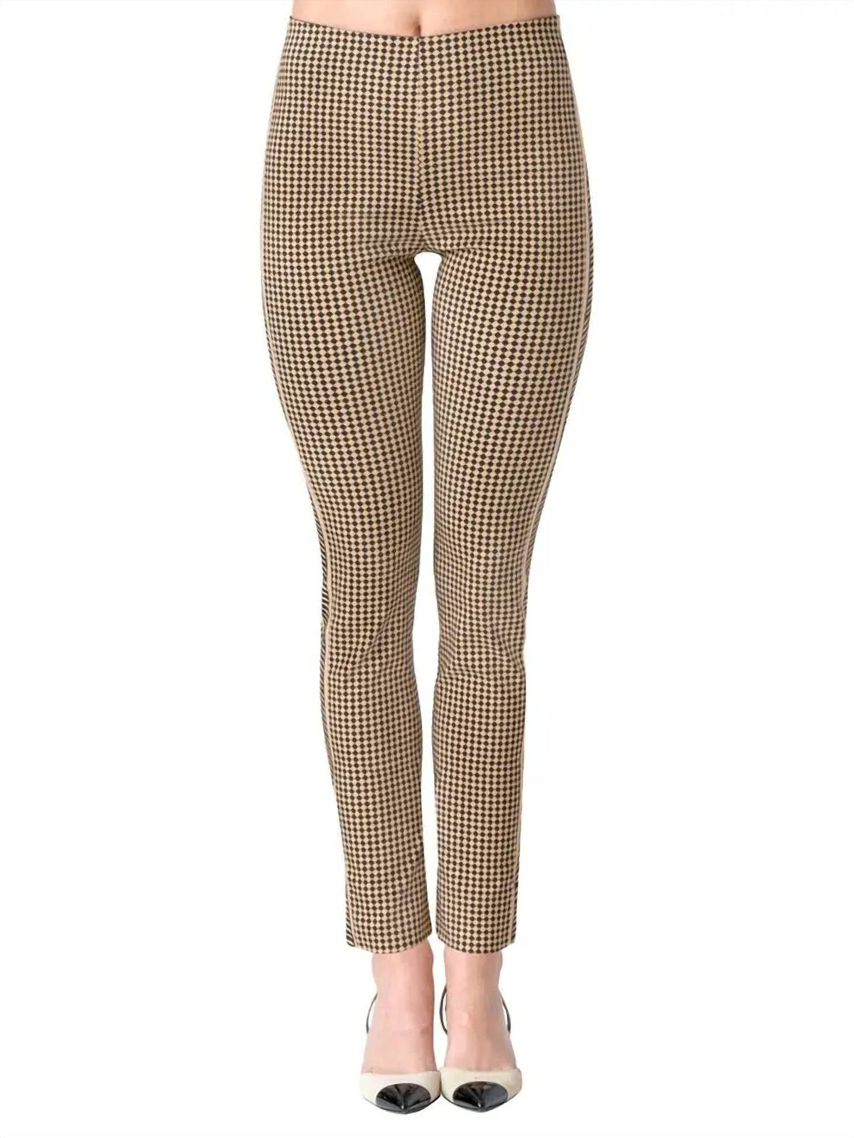 Gretchen Scott - Checkmate Gripeless Pull On Pant
