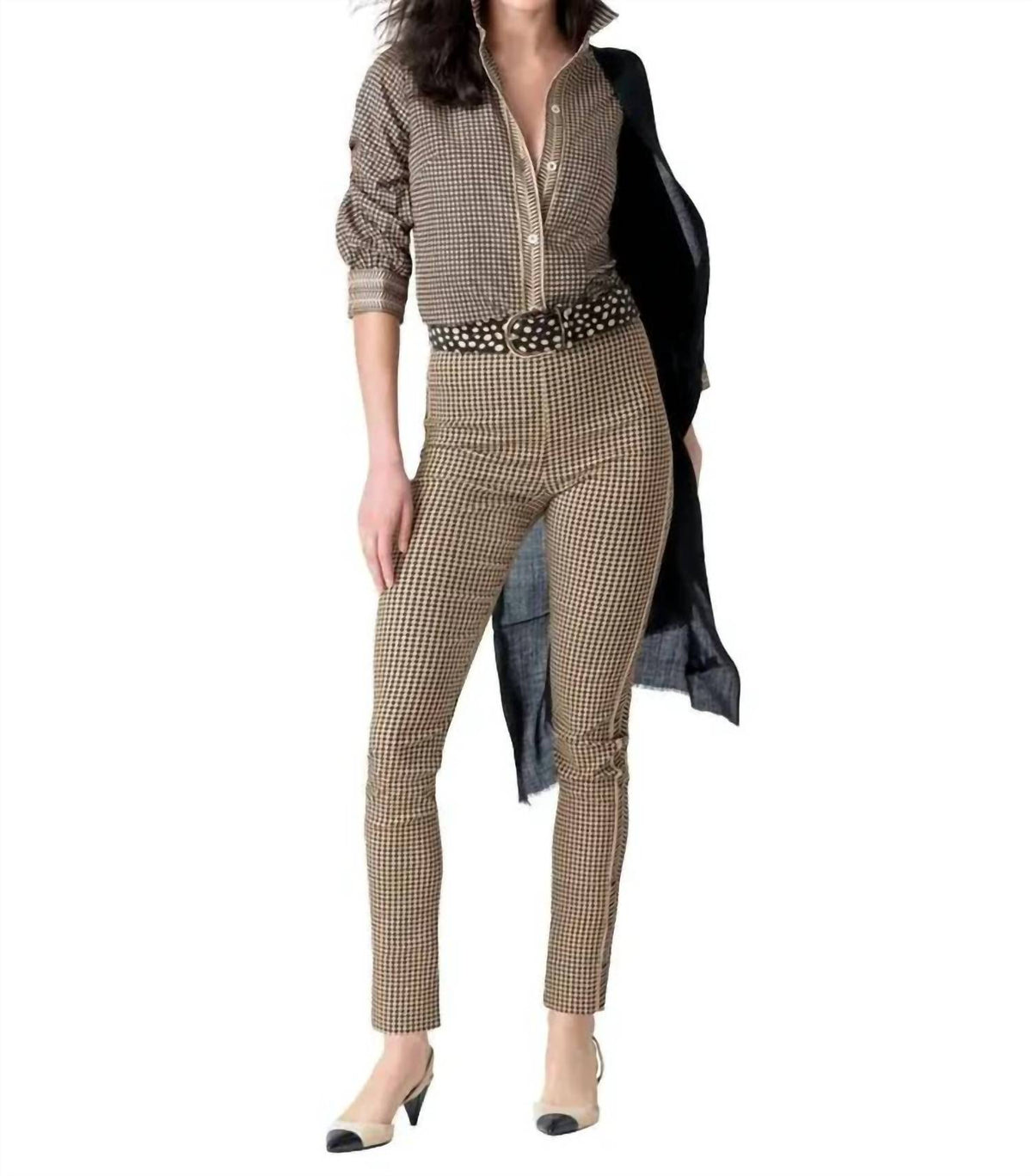 Gretchen Scott - Checkmate Gripeless Pull On Pant