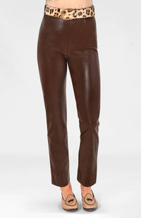 Gretchen Scott - Leatherette Gripeless Pants
