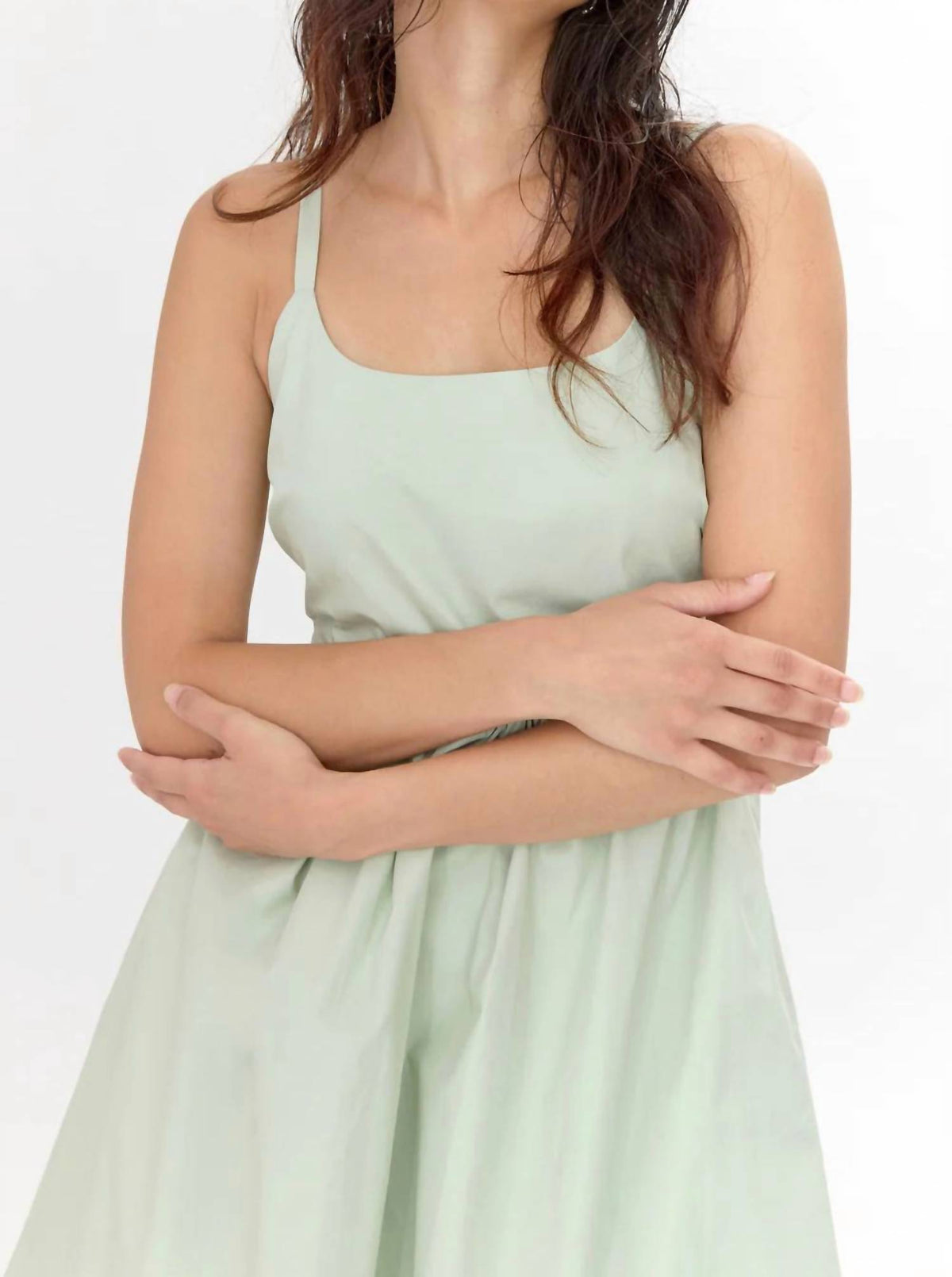 Greylin - Celina Balloon Hem Midi Dress