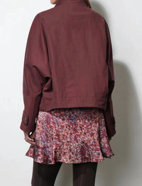 Greylin - Eden Funnel Collar Oversized Jacket