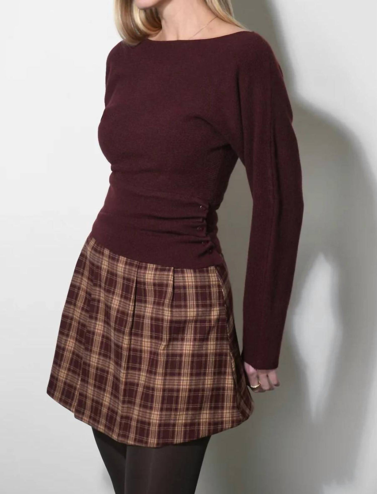 Greylin - Miller Side Cinched Dolman Sweater
